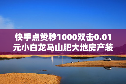 快手点赞秒1000双击0.01元小白龙马山肥大地房产装修的简单介绍